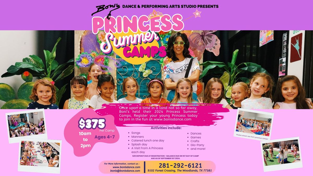 Boni's Princess Summer Camp - June 17-20