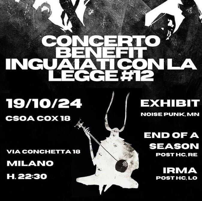 CONCERTO BENEFIT INGUAIATI CON LA LEGGE #12