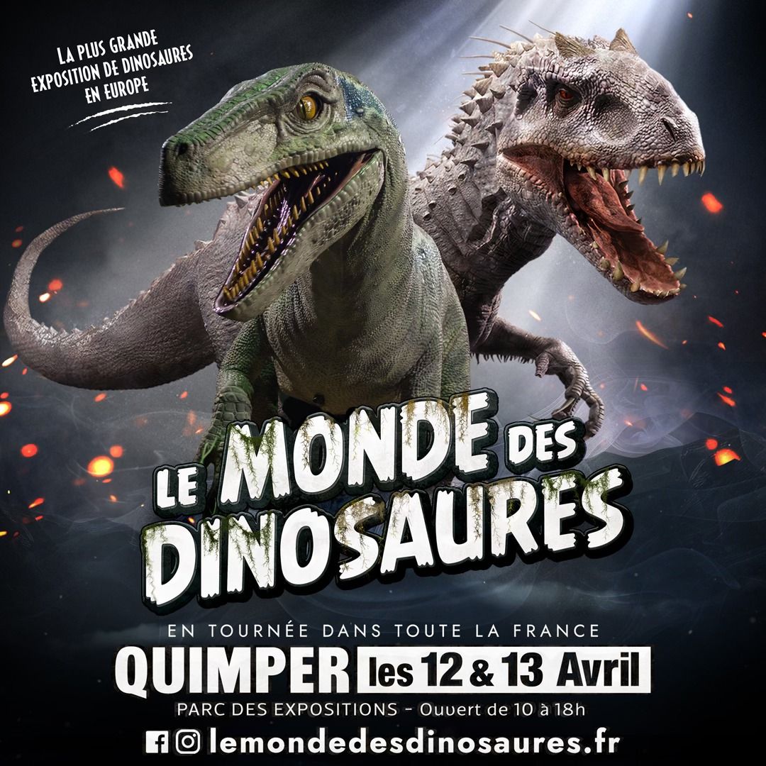 [EXCLU] L'Expo De Dinosaures N\u00b01 En Europe Arrive \u00e0 Quimper ! \ud83e\udd96