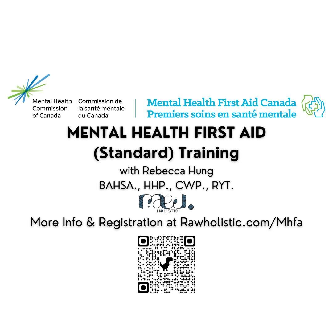 In Person MENTAL HEALTH FIRST AID (Standard) Training Edmonton, AB