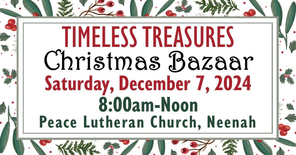 Timeless Treasures Christmas Bazaar