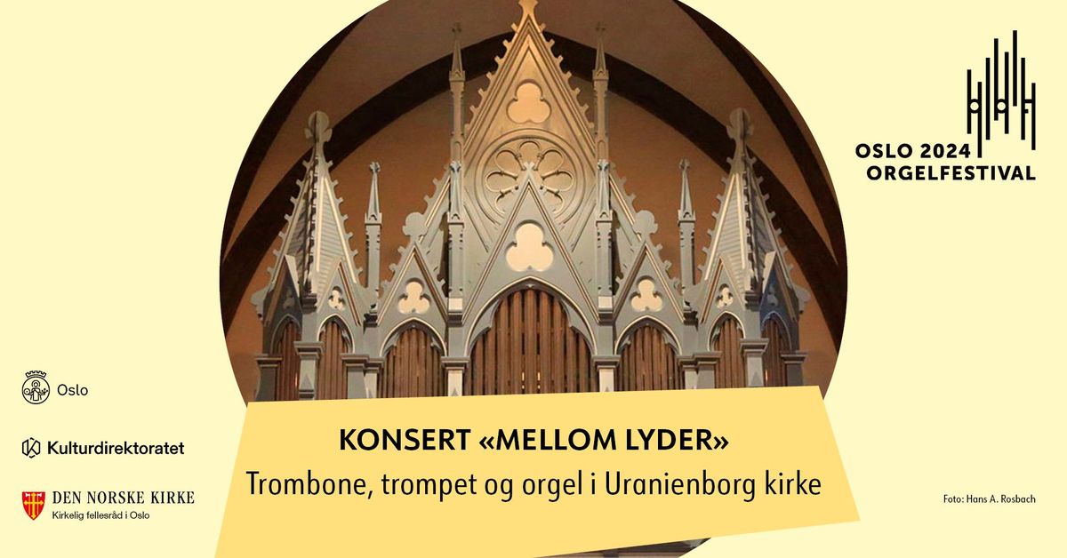 Oslo orgelfestival: \u00abMellom lyder\u00bb i Uranienborg kirke