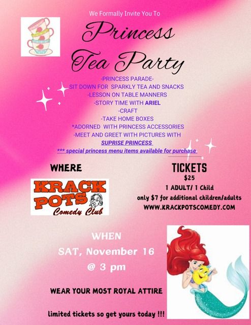 PRINCESS TEA PARTY W\/ BELLE & ARIEL