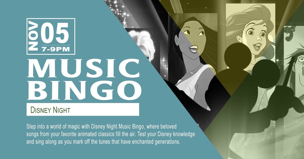 Music Bingo - Disney Night