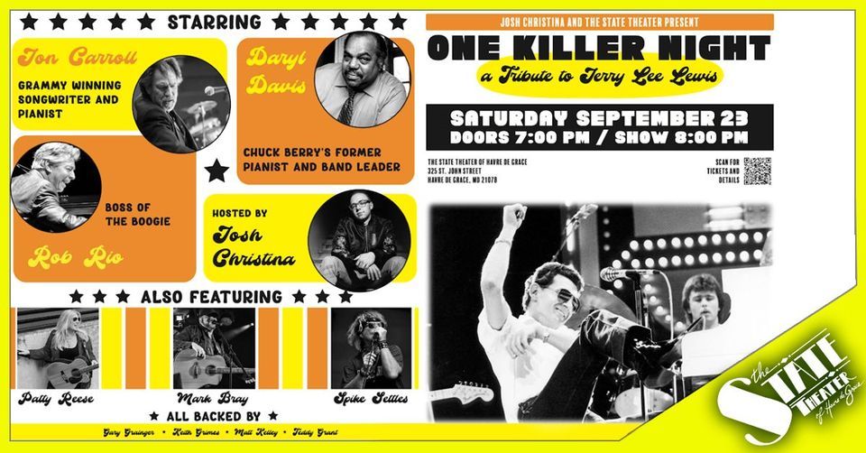 One KILLER Night: A Tribute to Jerry Lee Lewis 