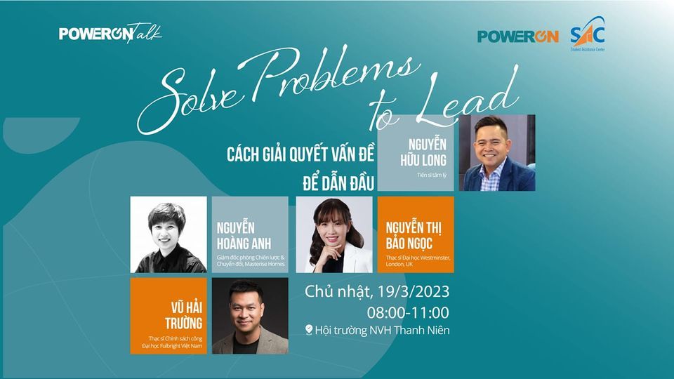 Power On Talk: Solve Problems To Lead - C\u00e1ch x\u1eed l\u00fd v\u1ea5n \u0111\u1ec1 \u0111\u1ec3 d\u1eabn \u0111\u1ea7u