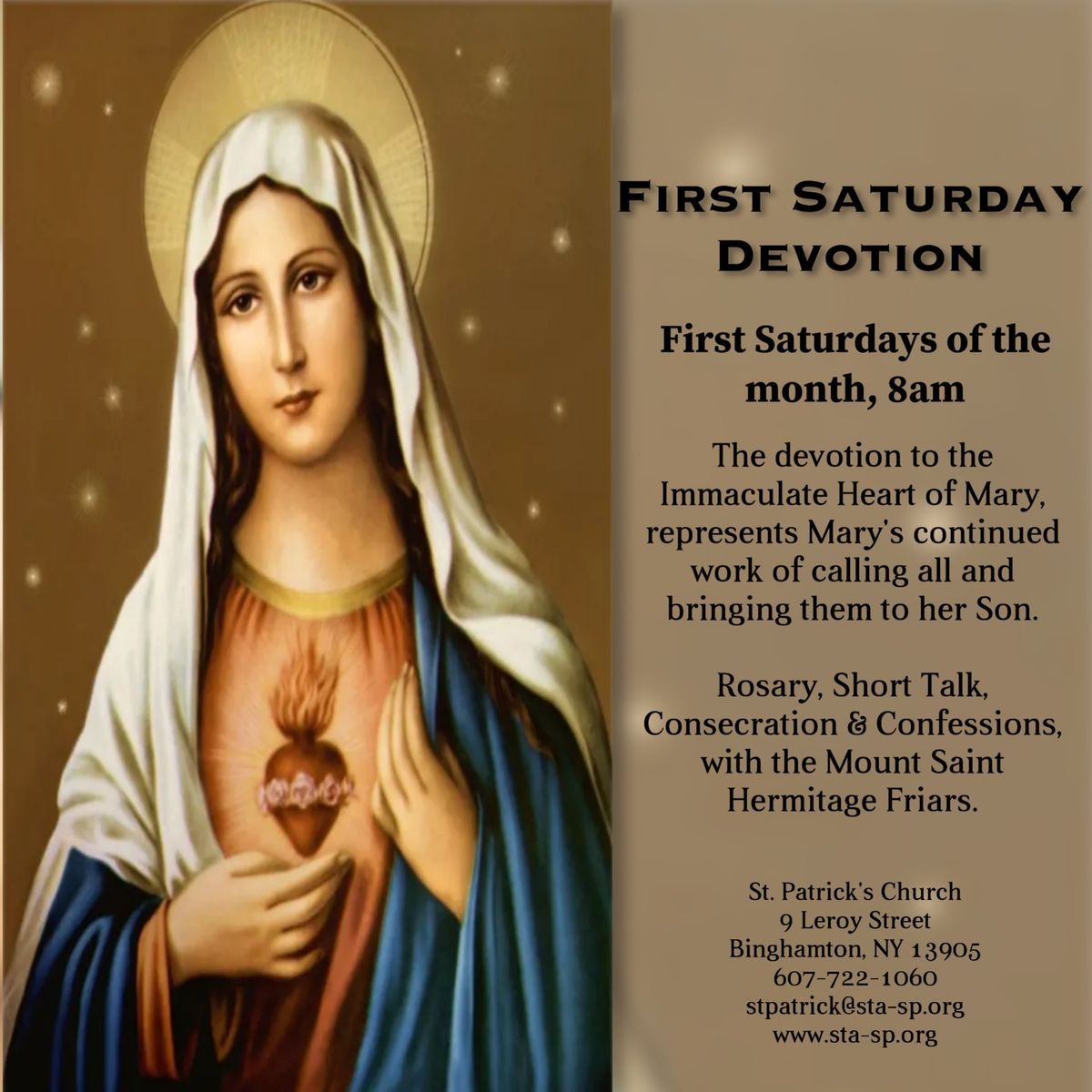 First Saturday Devotion 