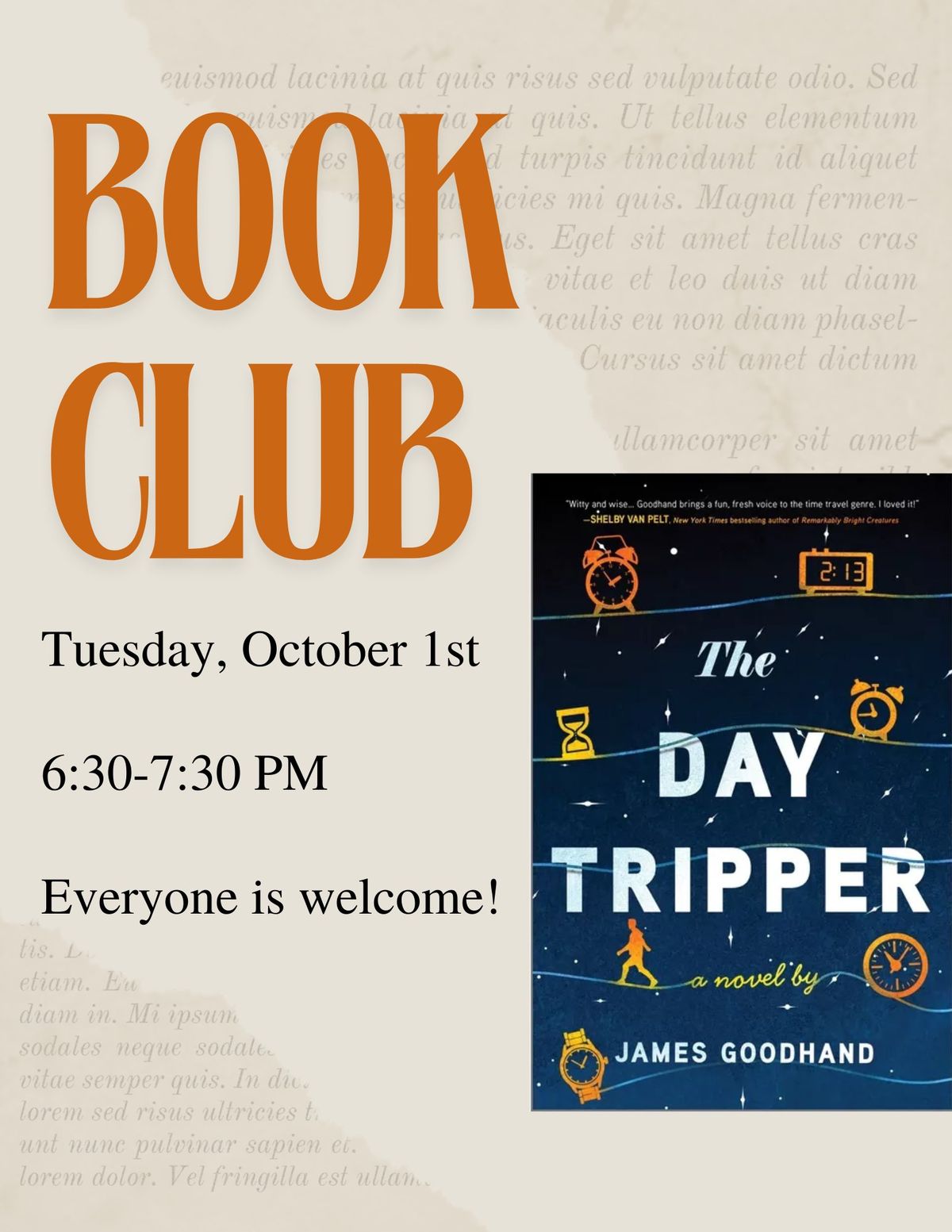 Ironhand Wine Bar - October Book Club