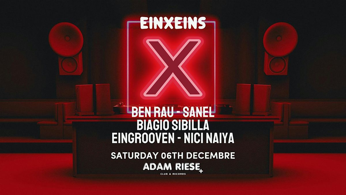 EINXEINS PRES.     BEN RAU  - SANEL -  BIAGIO SIBILLA -  EINGROOVEN - LINGO