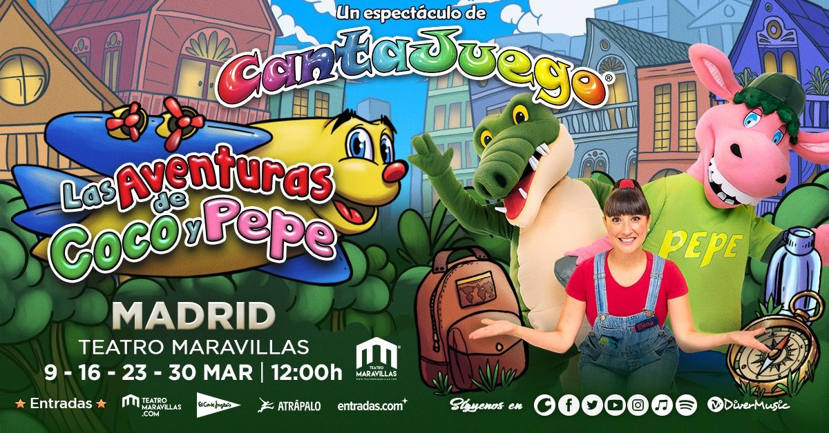 CantaJuego - Madrid - Las aventuras de Coco y Pepe