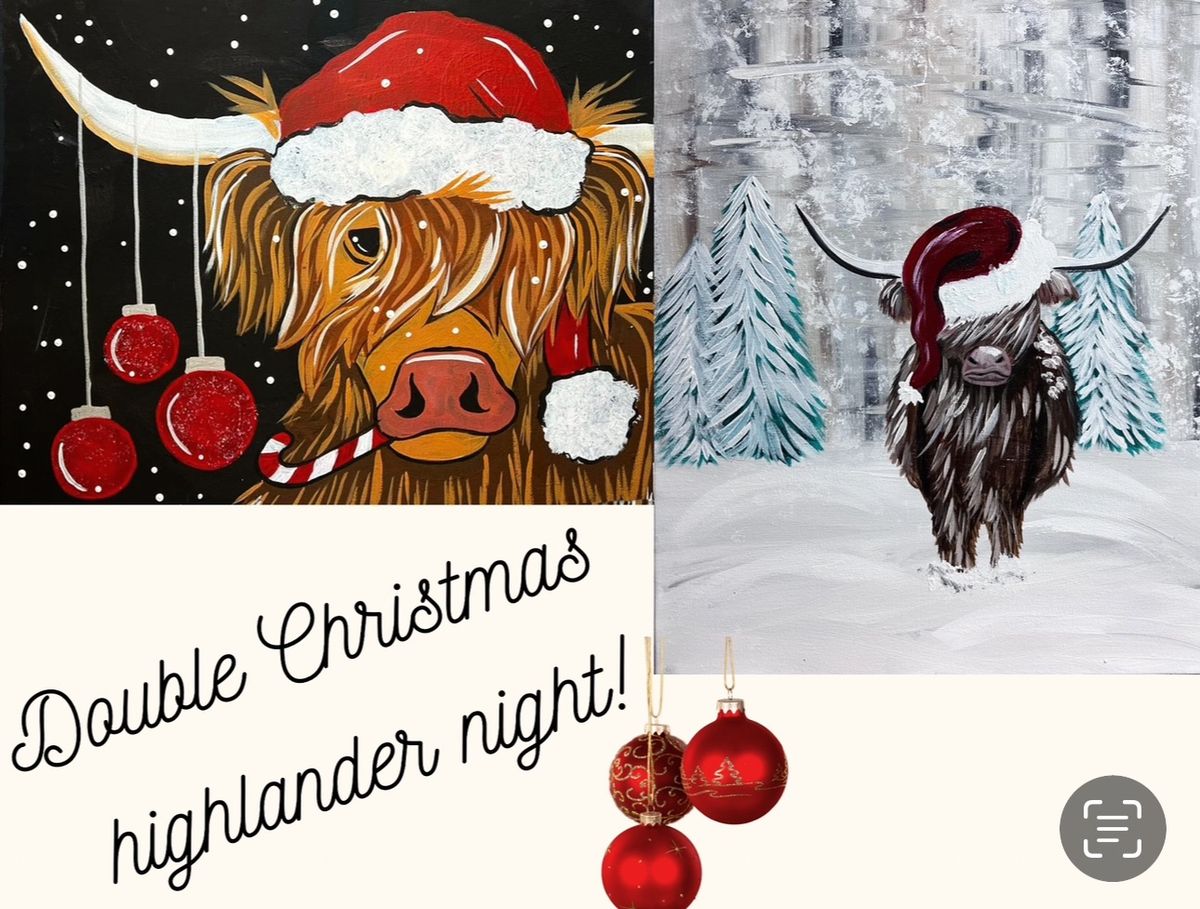 Highlander Christmas Paint Night