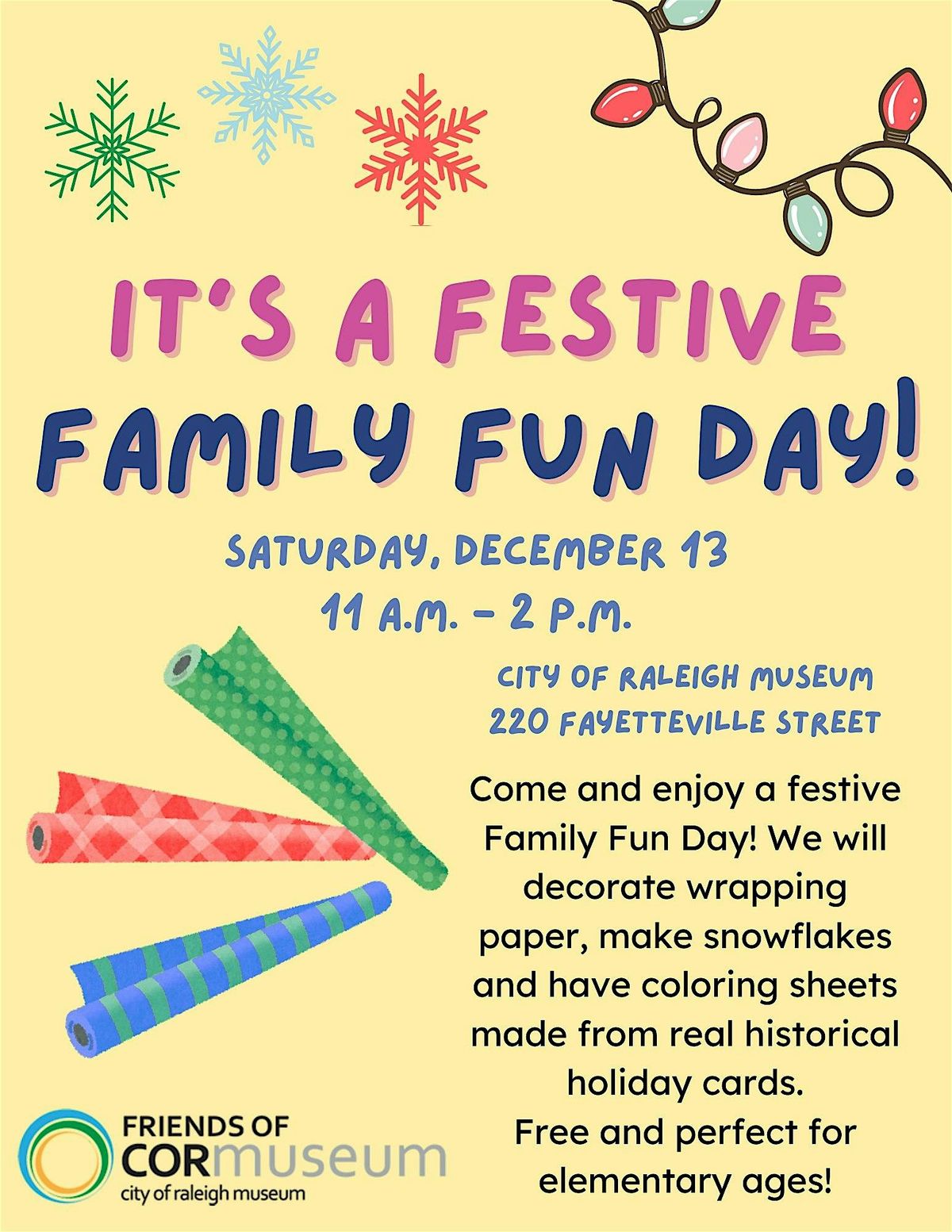 It's a Festive Family Fun Day!