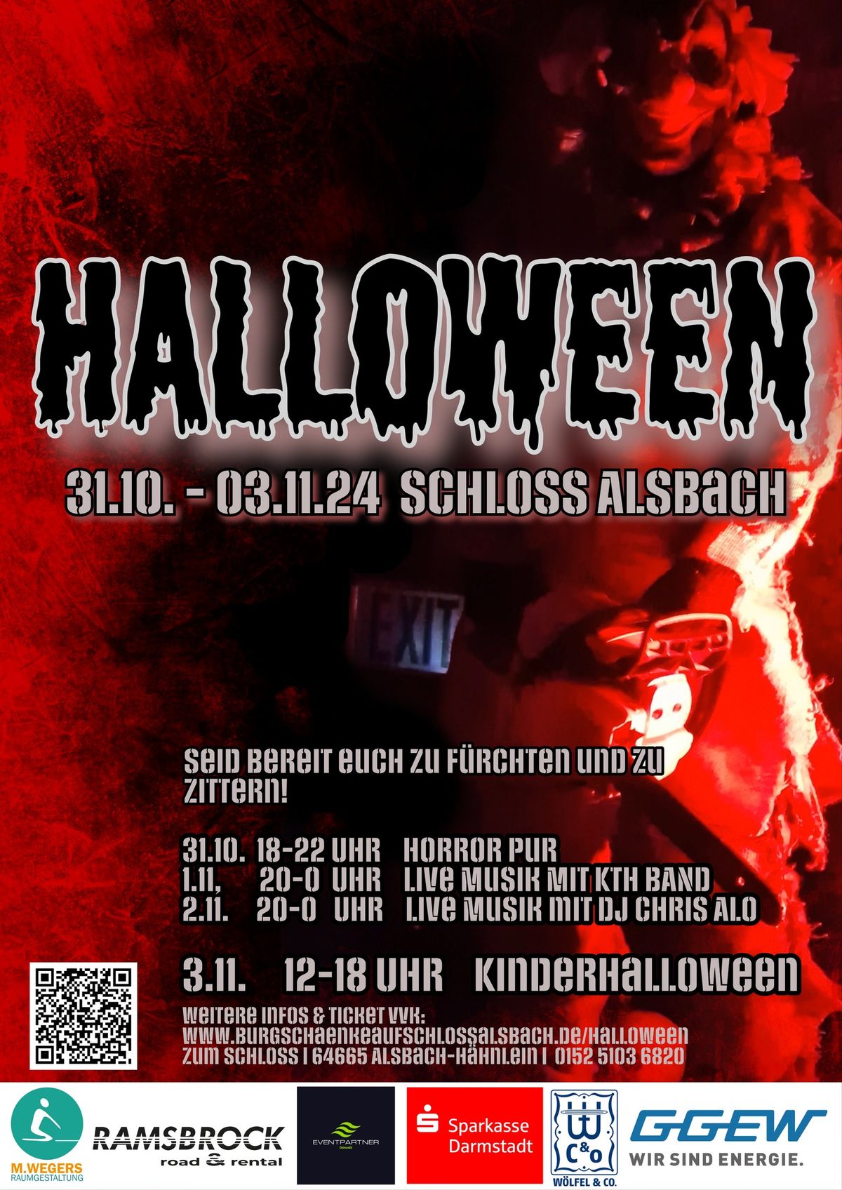 Halloween Schloss Alsbach