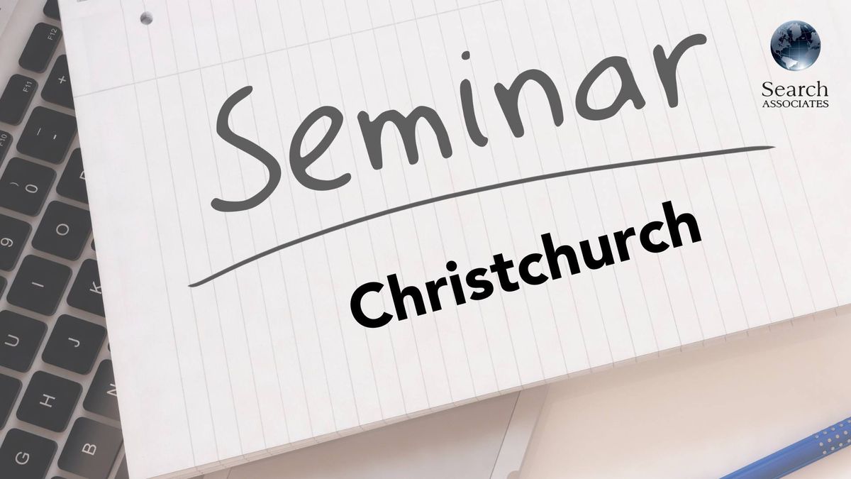 Christchurch Seminar 