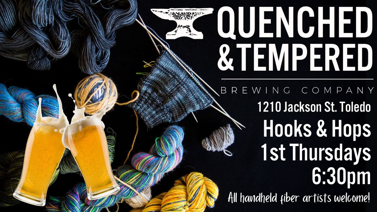 Hooks & Hops - Hand Fiber Artist Gathering - 1st Thursdays 