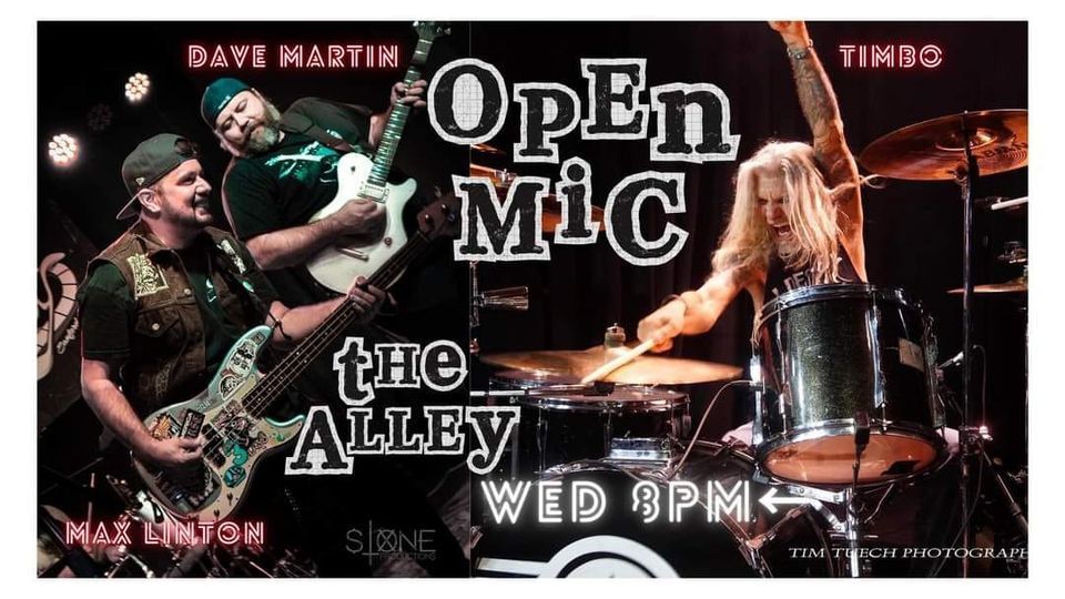 WED OPEN MIC\/JAM NIGHT (Dave Martin, Max Linton, Timothy Diduro)