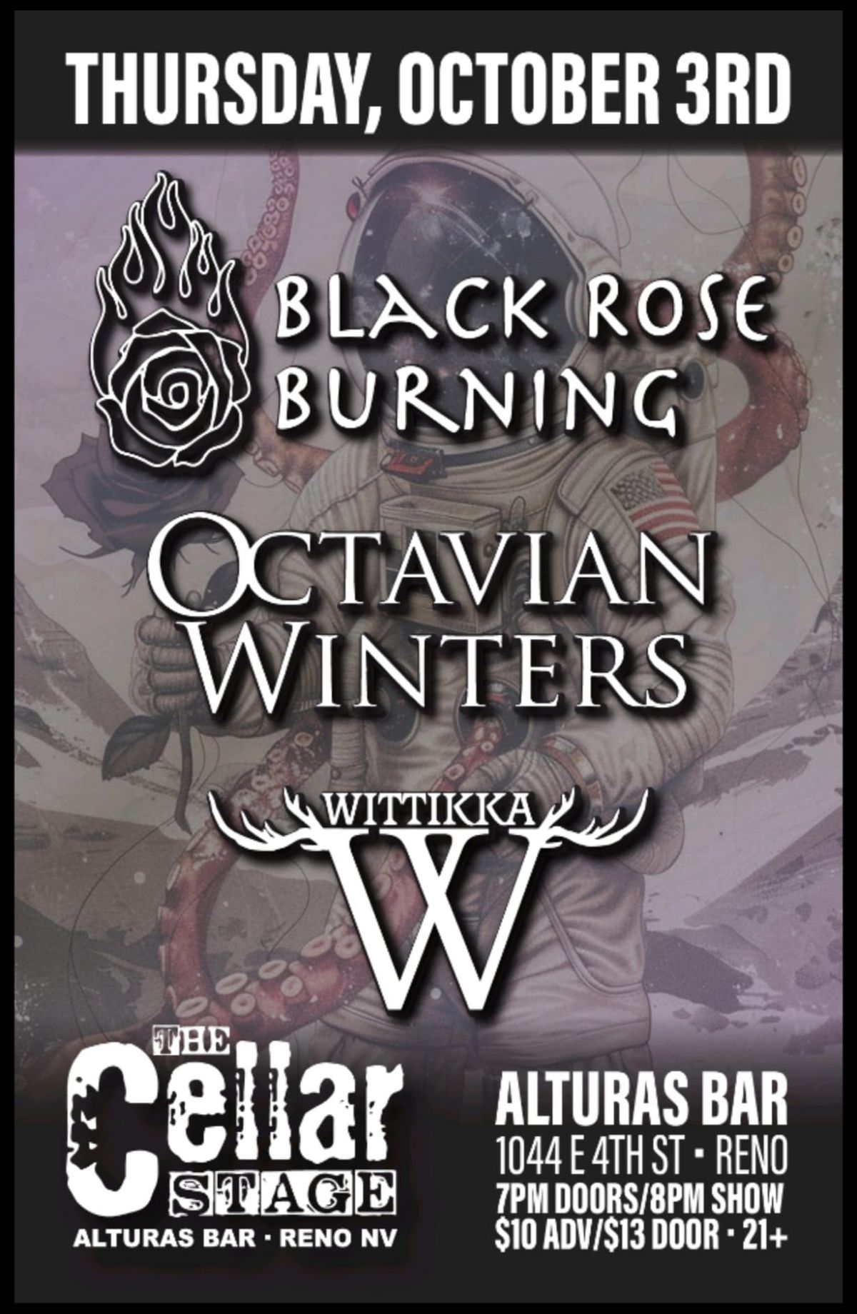 BLACK ROSE BURNING (New York) | Octavian Winters (CA.) | Wittikka 