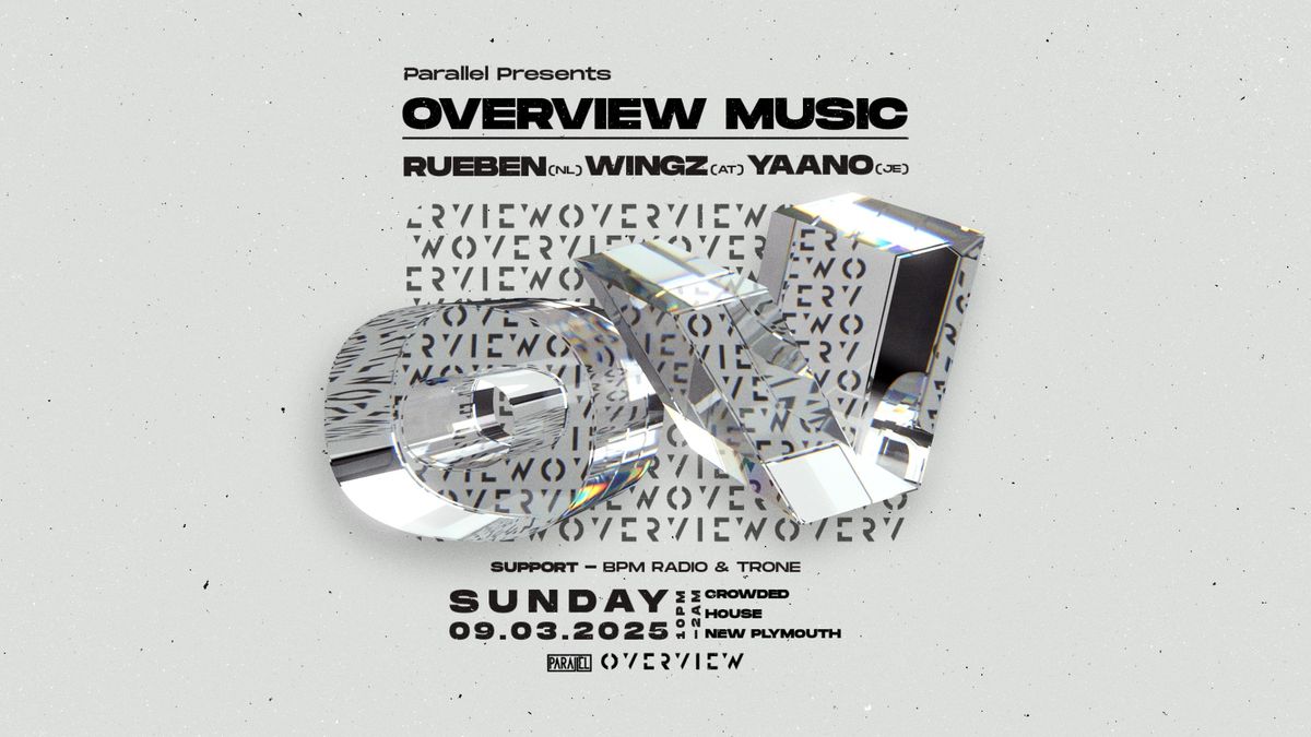 Overview Music Label Tour: Rueben, Wingz & YAANO | New Plymouth