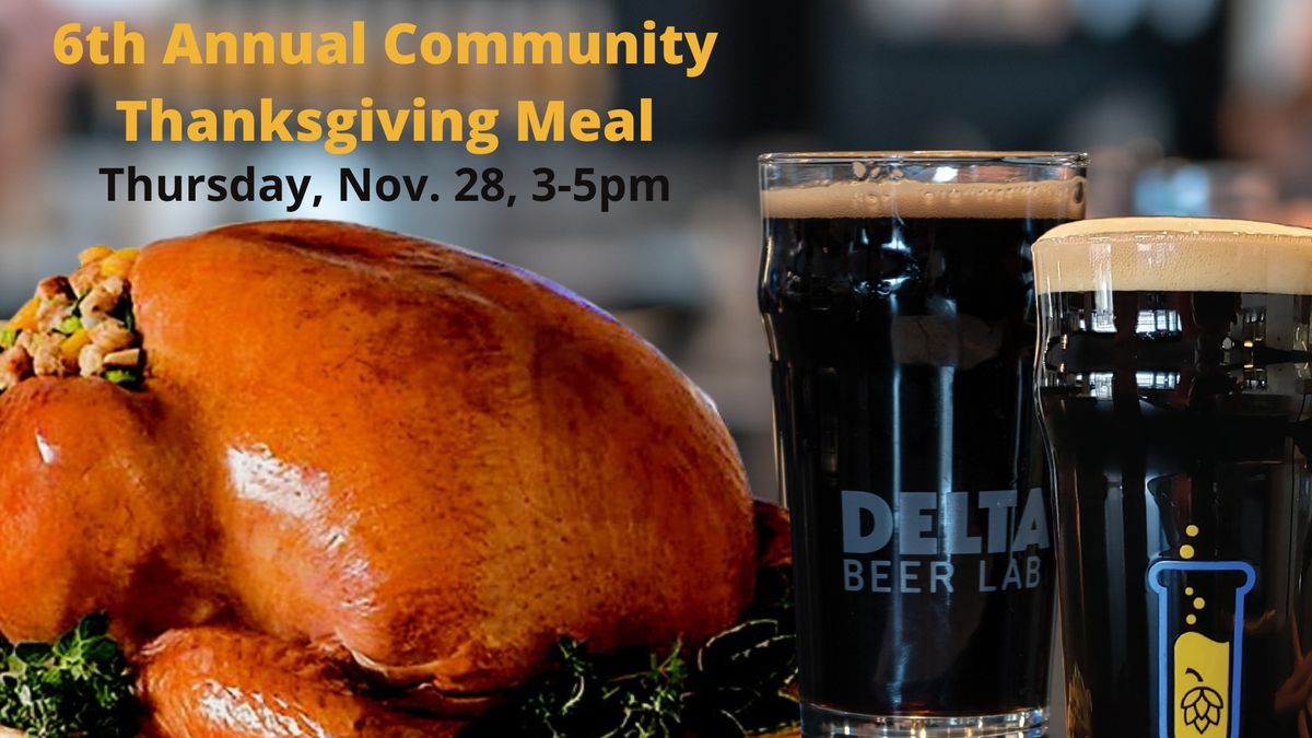 6th Annual Free Community Thanksgiving at The Lab