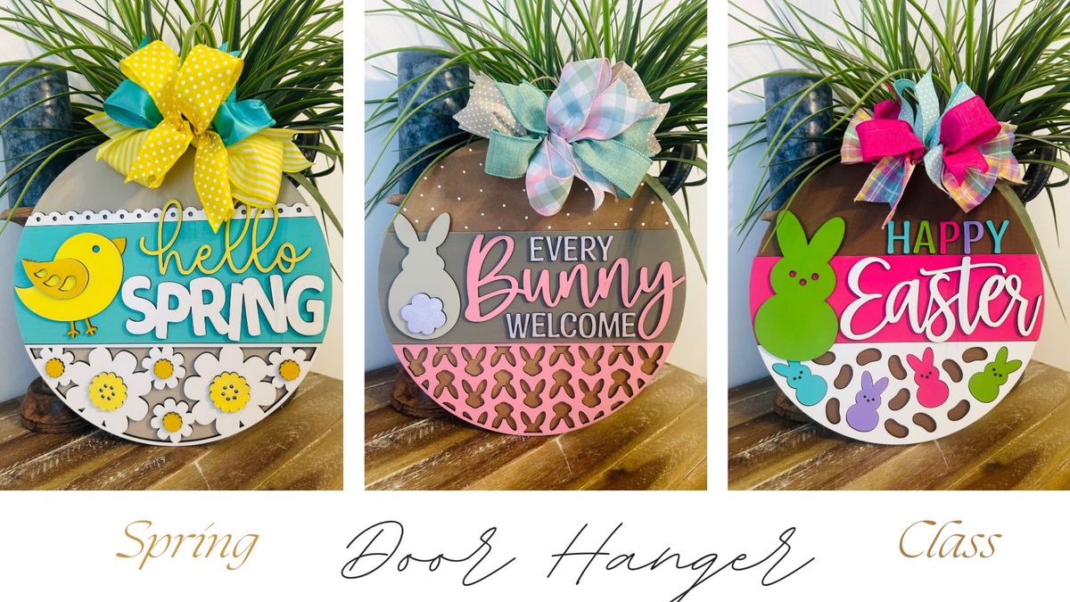 Spring Door Hanger Workshop