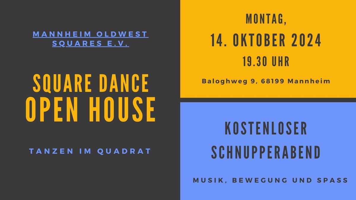 Square Dance Open House - Kostenloser Schnupperabend