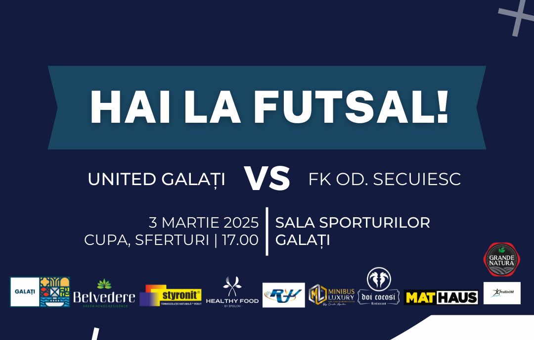 Futsal | United Gala\u021bi - FK Odorheiu Secuiesc