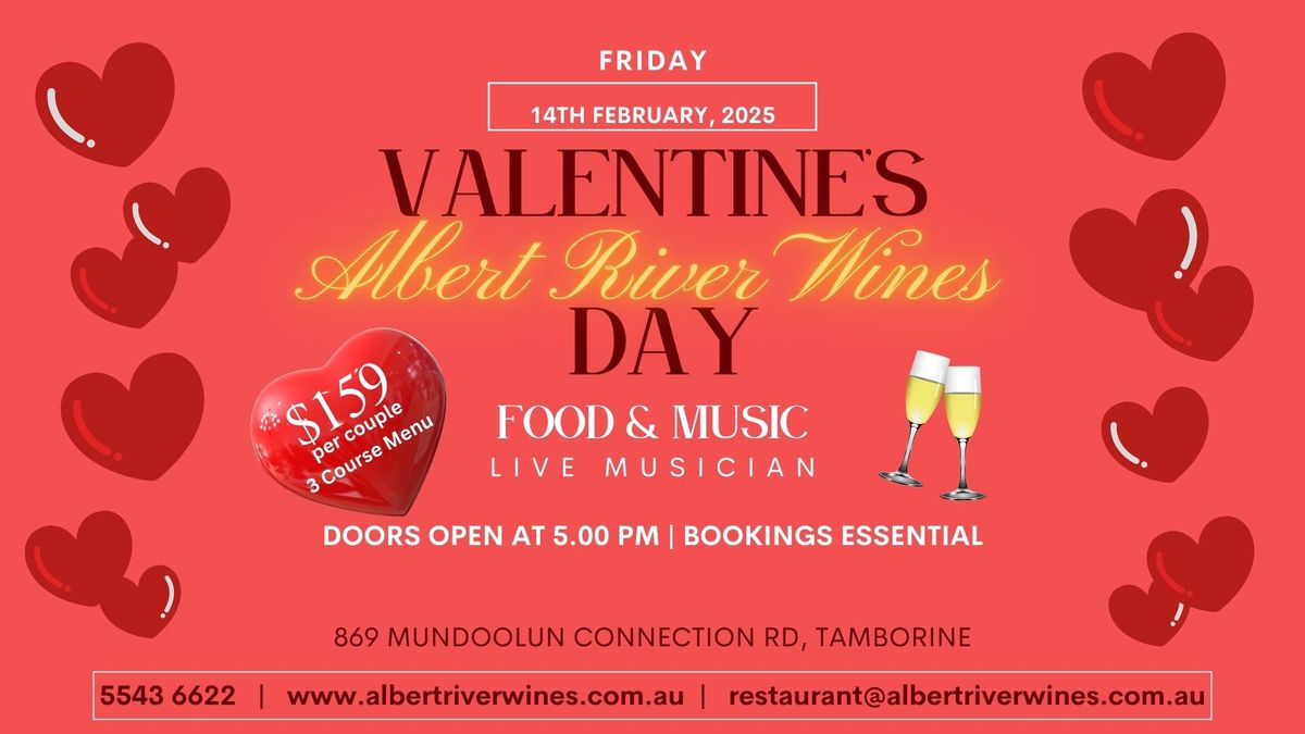 Albert River Wines Valentines Day