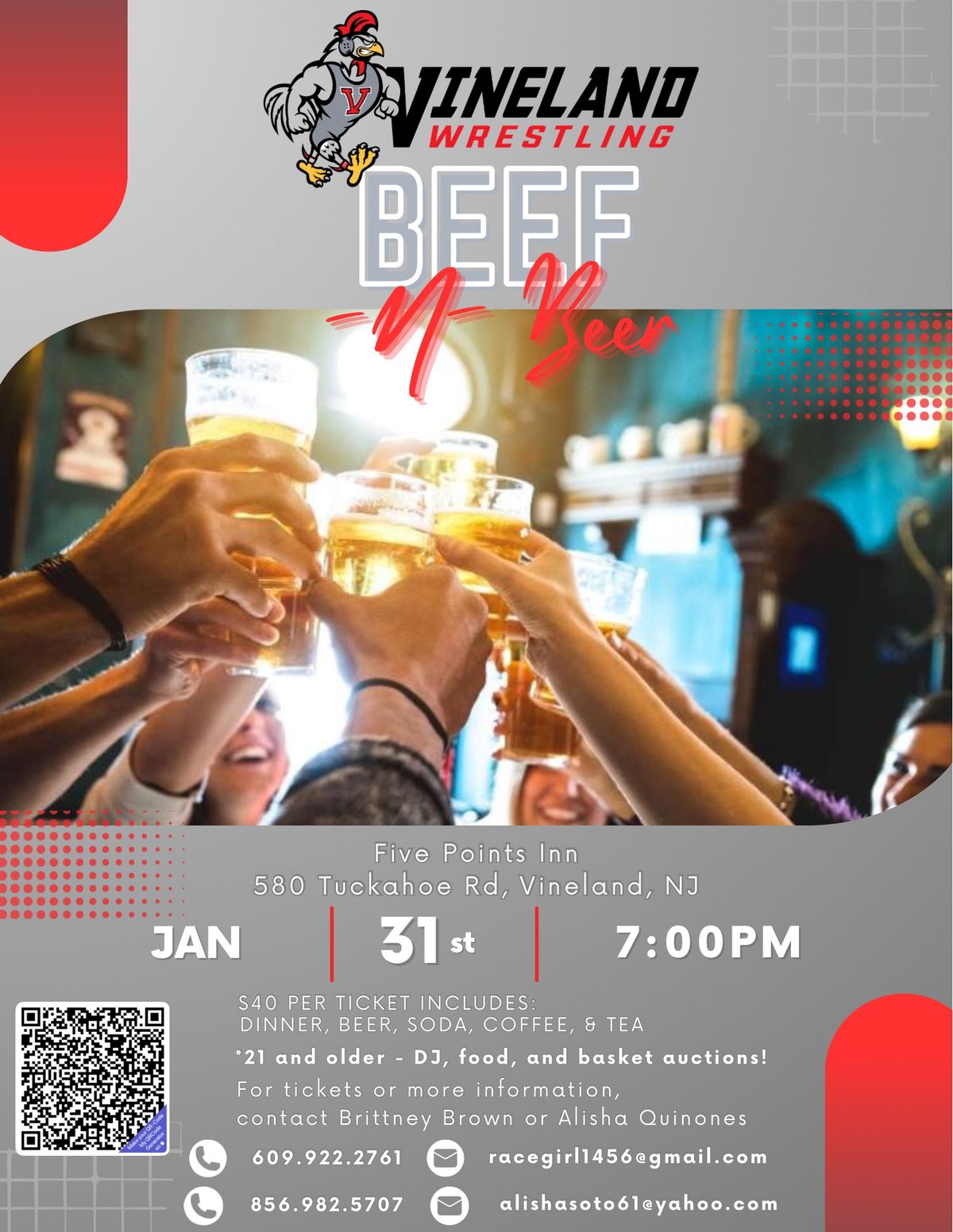 Vineland Wrestling\u2019s Beef n Beer 