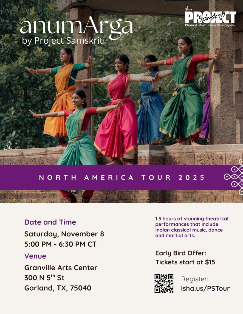 Project Samskriti - anumArga at Granville Arts Center