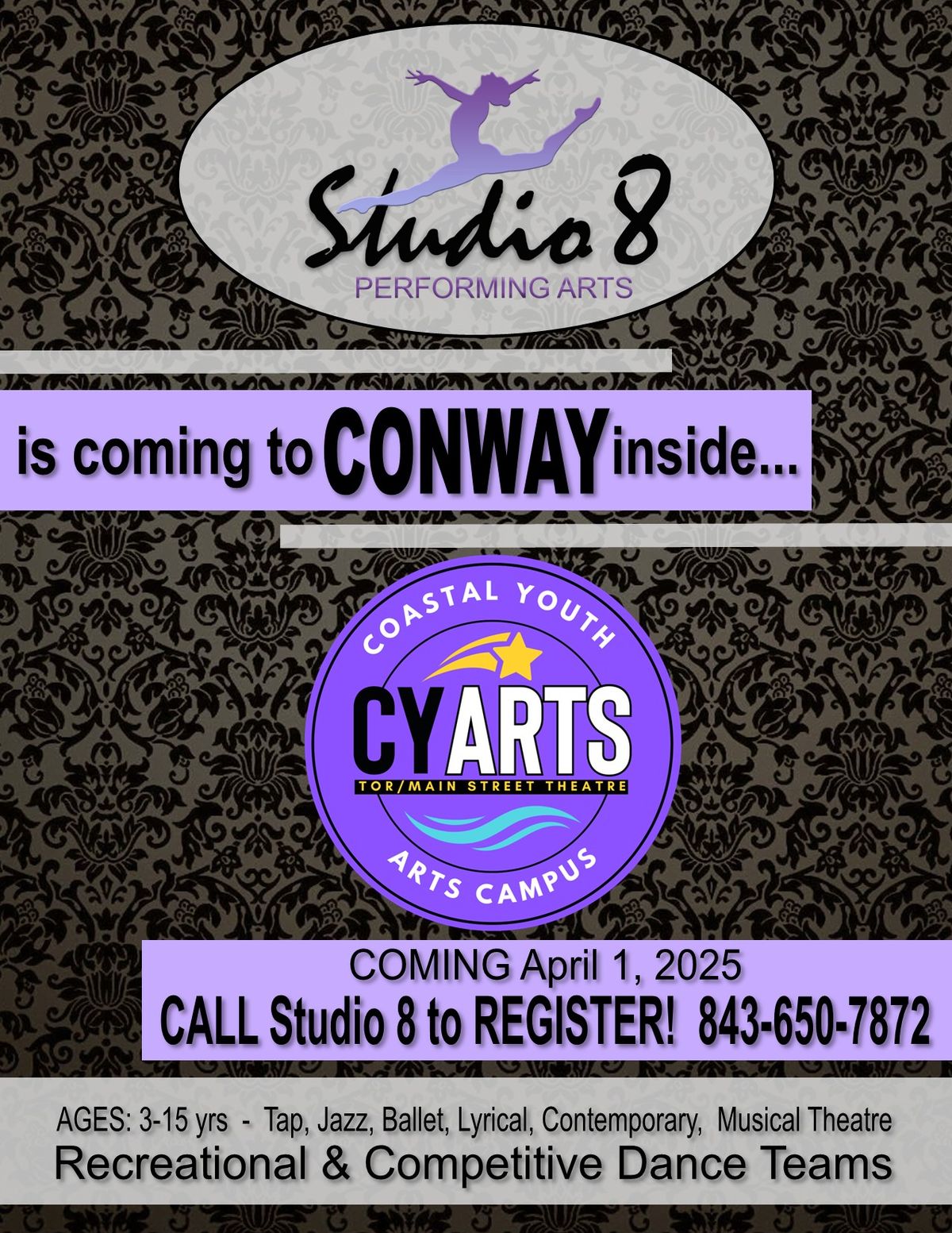 Studio 8 CONWAY DANCE CLASSES!