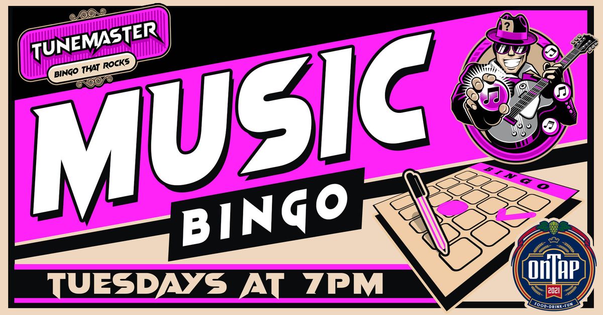 \ud83c\udfb5\ud83c\udfb8 Music Bingo at On Tap!