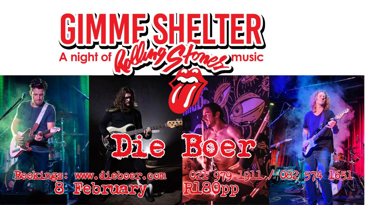 GIMME SHELTER- a Night of Rolling Stones music