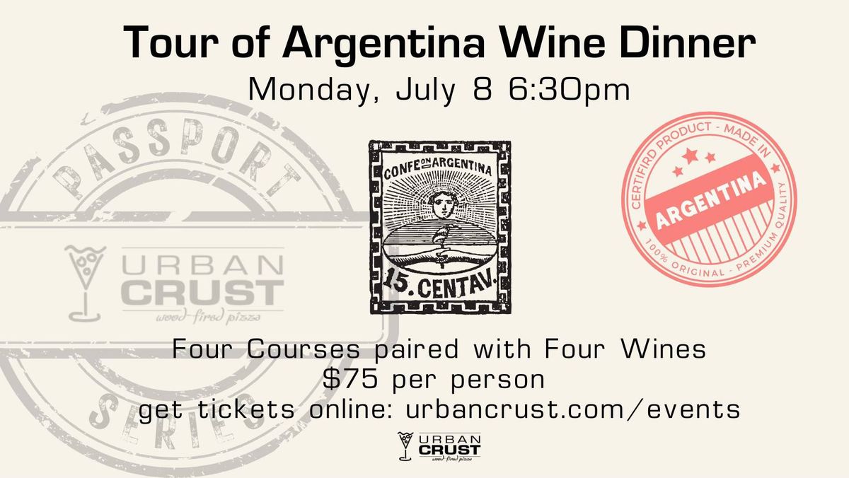 Tour of Argentina Wine Dinner