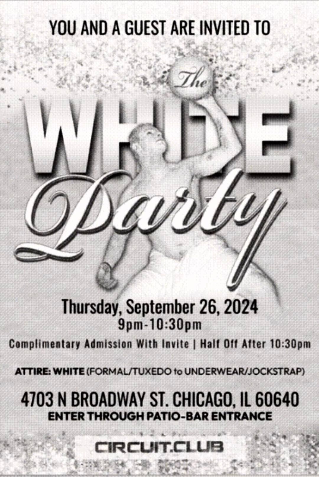 White Pary INVITATION