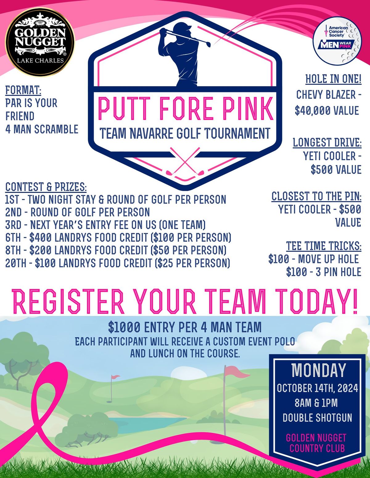 Putt Fore Pink 2024