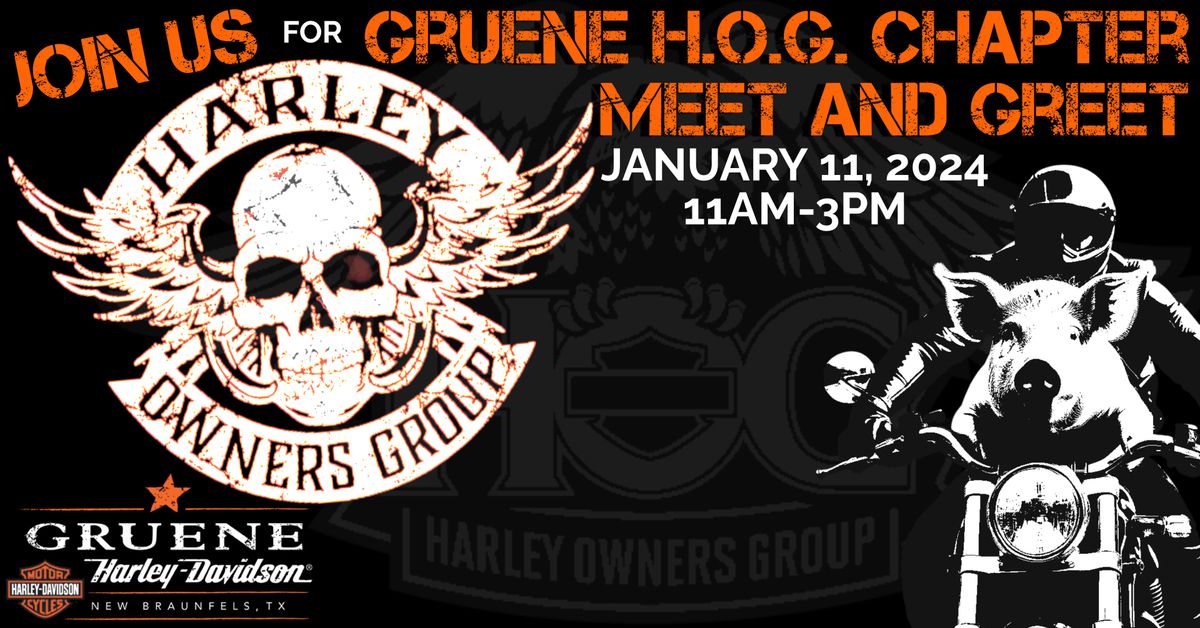 Gruene H.O.G. Chapter Meet & Greet