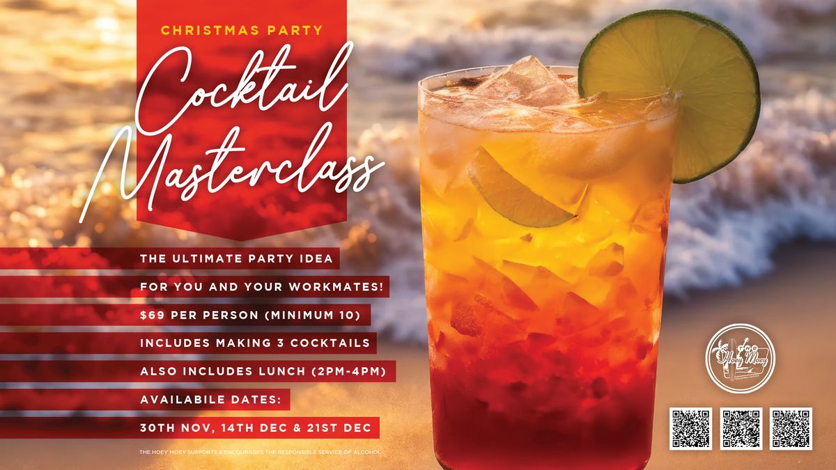 Christmas Party Cocktail Masterclasses!