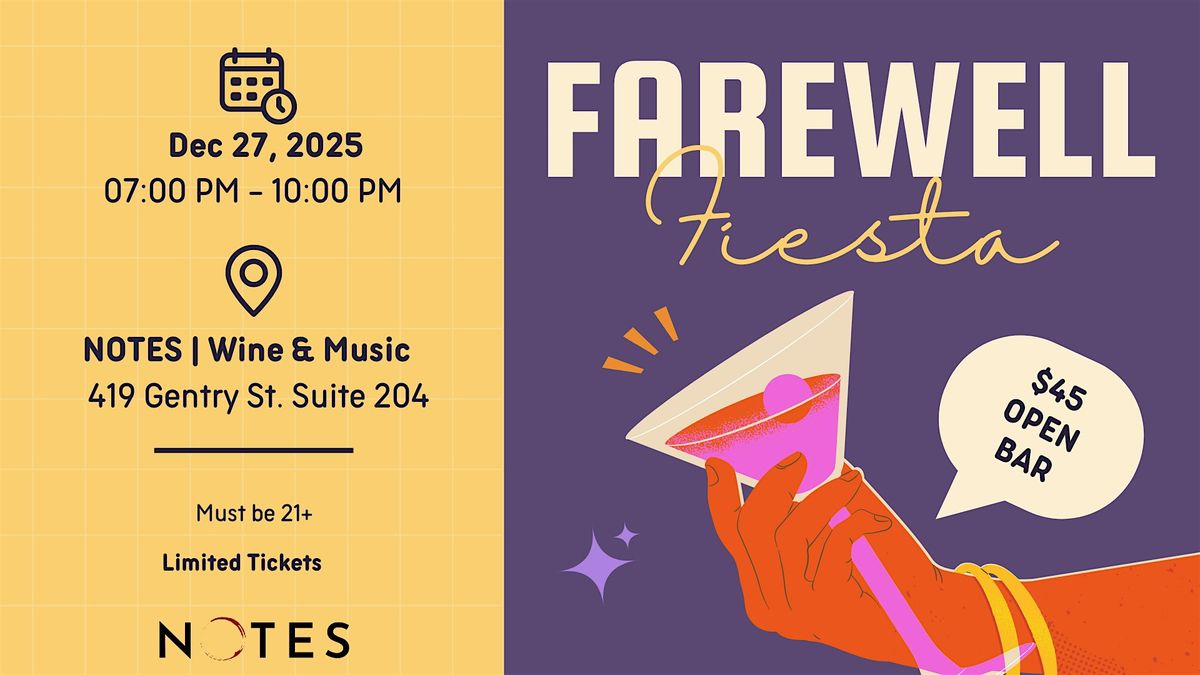 Open Bar Fiesta at NOTES Wine Bar