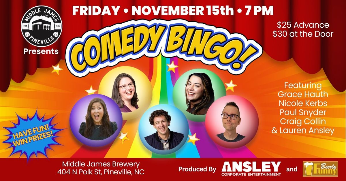 Comedy Bingo at Middle James Brewery - with Beerly Funny