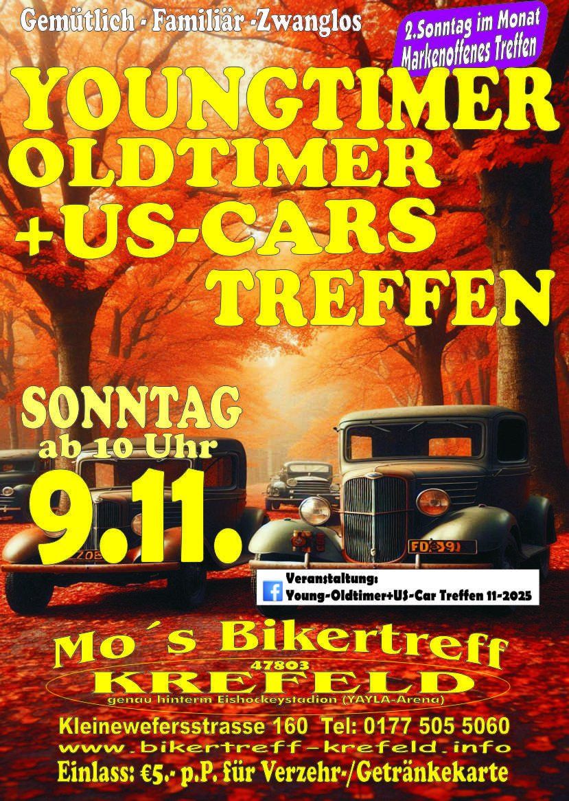 Youngtimer Oldtimer + US-Car Treffen 11-2025