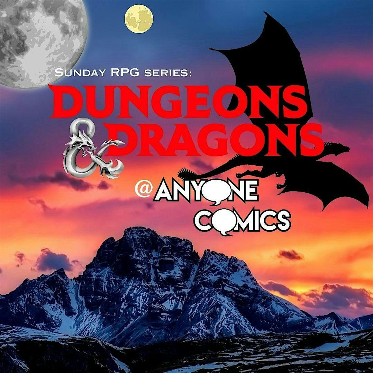 Dungeons and Dragons at Anyone Comics!