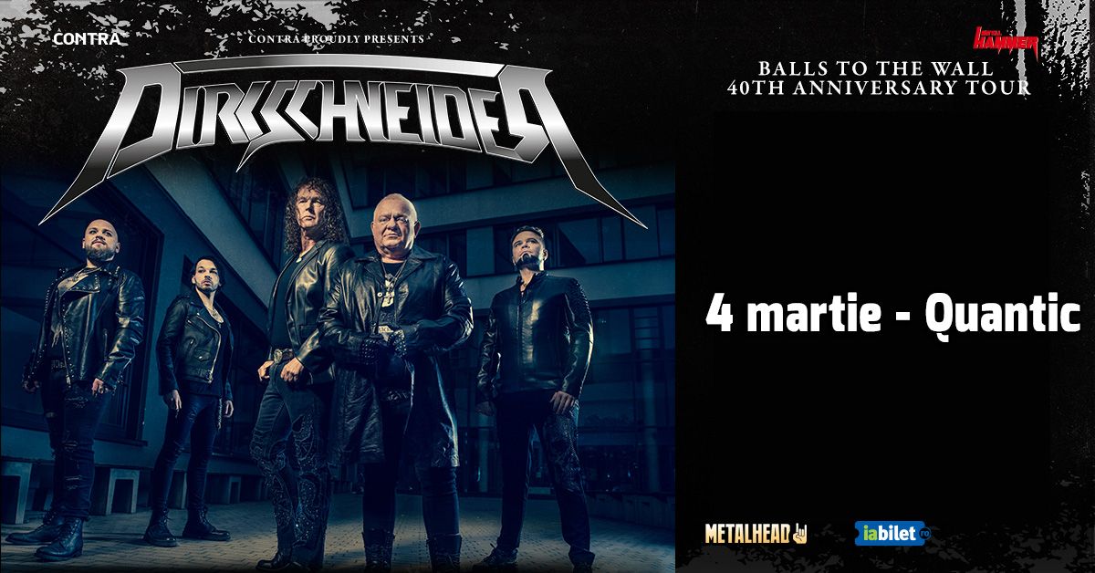 DIRKSCHNEIDER - BALLS TO THE WALL - 40TH ANNIVERSARY TOUR