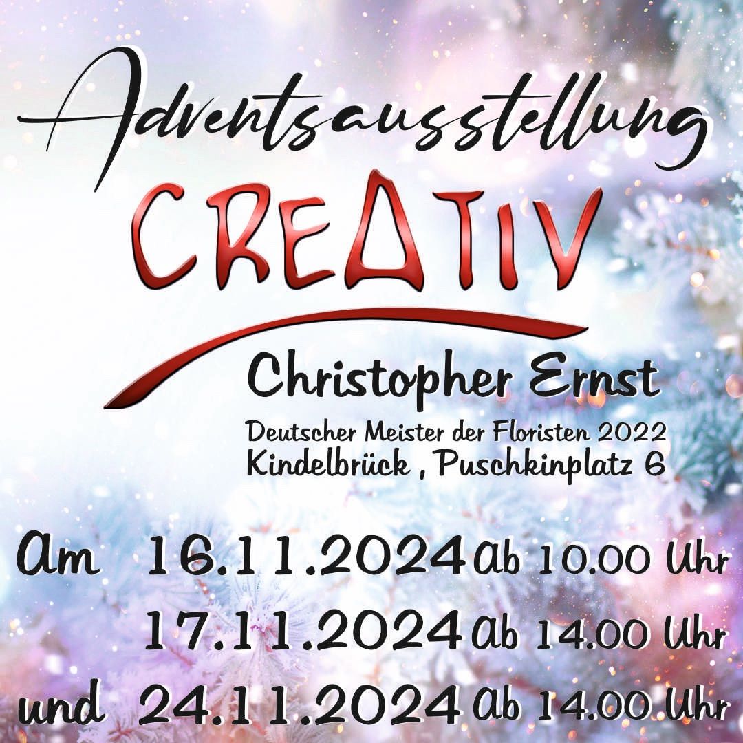 Adventsausstellung bei Creativ  