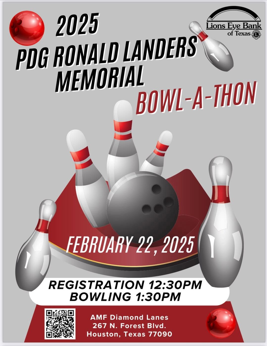 Lions Eye Bank Bowl-a-thon Fundraiser