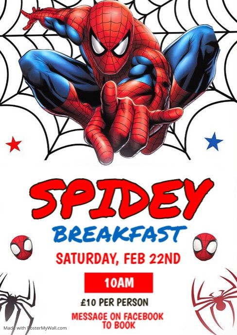 Spidey Breakfast 