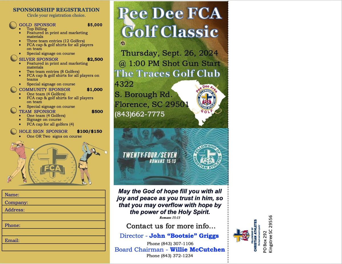 Pee Dee FCA Golf Classic