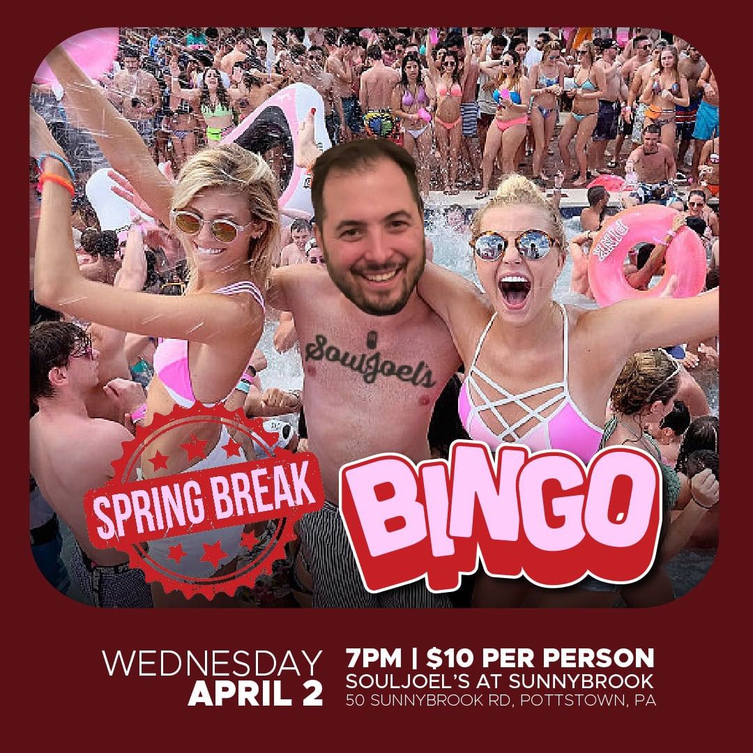 Spring Break Themed Bingo for $2,550 CASH