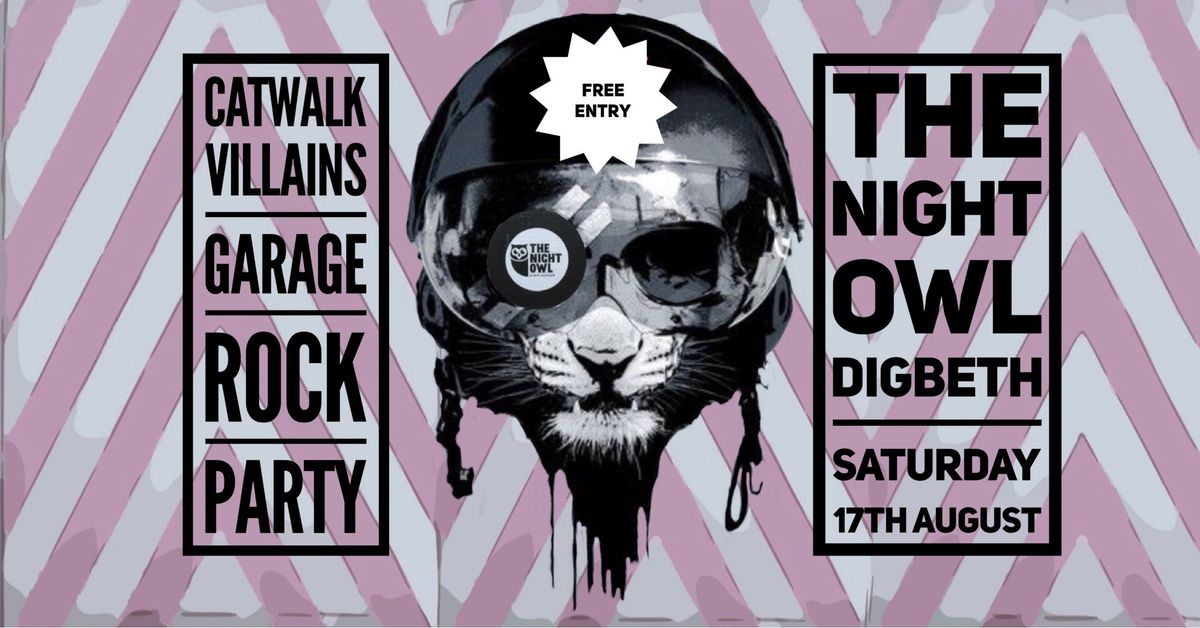 Free Garage Rock party with The Catwalk Villains