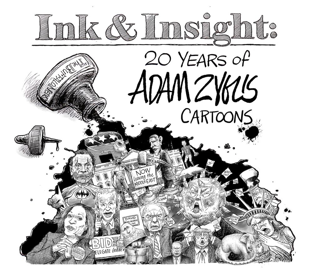 Exhibit Opening for "Ink & Insight: 20 Years of Adam Zyglis Cartoons."