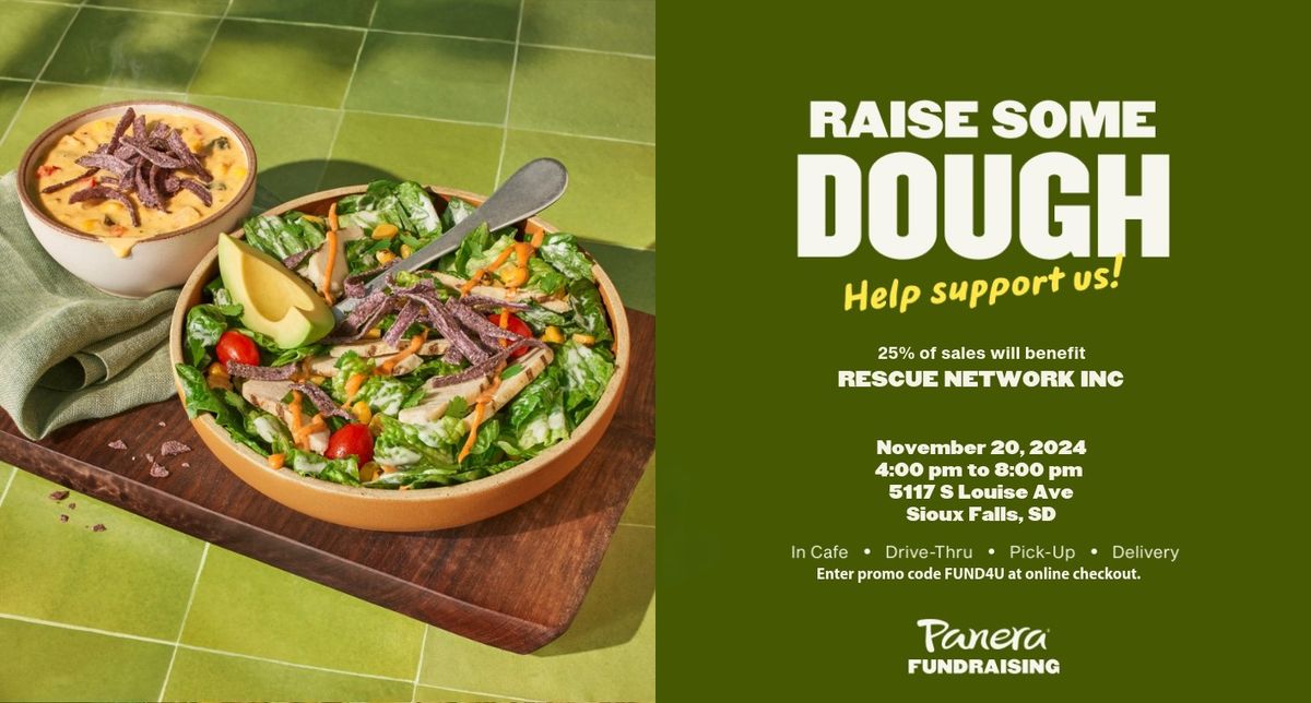 SD - Raise Some Dough with Rescue Network and Panera!